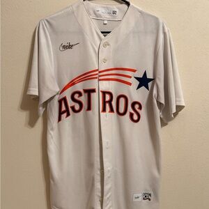 Nike Throwback Astros Jersey - Adult S